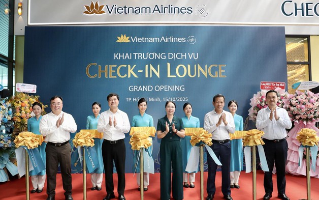 Vietnam Airlines ra mắt dịch vụ 5 sao Check-in Lounge tại Nhà ga T3