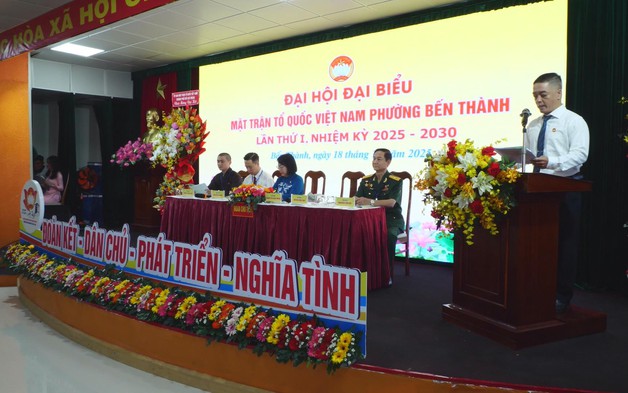 Tổ chức Đại hội Đại biểu MTTQ Việt Nam lần thứ I, nhiệm kỳ 2025 - 2030 tại phường Bến Thành