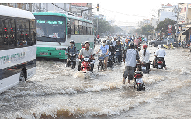 Cảnh báo triều cường vùng ven biển phía Đông của Nam Bộ