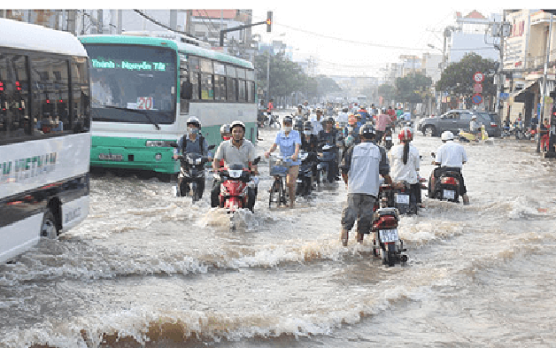Cảnh báo triều cường dâng cao tại vùng ven biển phía Đông Nam Bộ