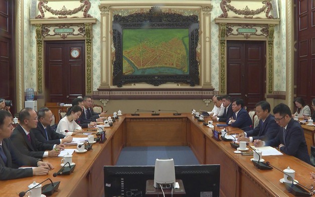 Lãnh đạo TP. Hồ Chí Minh tiếp đón và làm việc với đoàn công tác thành phố Quảng Châu,Trung Quốc