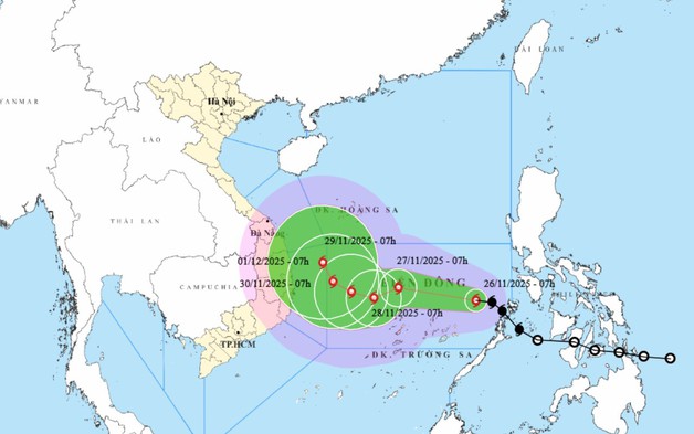 Tin bão trên biển Đông