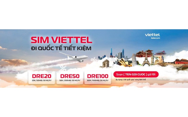 Viettel ra mắt hệ gói cước Roaming DRE tiết kiệm mới