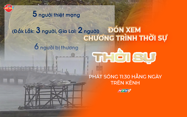Thời sự trưa HTV ngày 7/11/2025 I Thiệt hại bước đầu do bão số 13