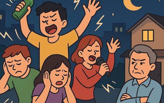 Say xỉn, hát hò gây mất trật tự, coi chừng bị phạt nặng