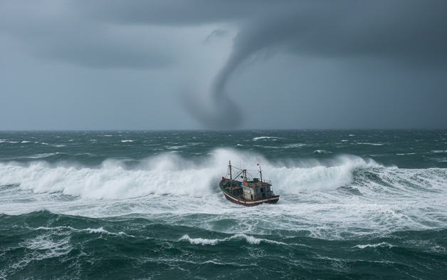 Cảnh báo gió giật cấp 9, sóng biển cao 5 mét tại khu vực Biển Đông
