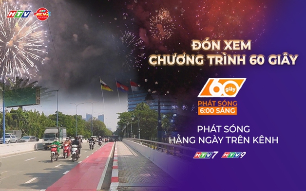 60 Giây ngày 31/12/2025 | TP. Hồ Chí Minh bắn pháo hoa tại 4 điểm dịp Tết Dương lịch 2026
