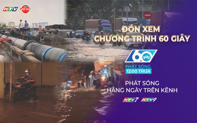 60 Giây ngày 6/12/2025 | Khu Nam TP. Hồ Chí Minh ngập sâu, triều cường vượt báo động 3