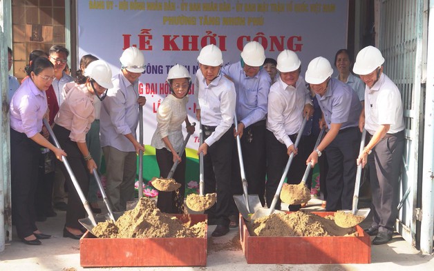 Khánh thành và công bố các công trình chào mừng Đại hội Đảng bộ Phường Tăng Nhơn Phú