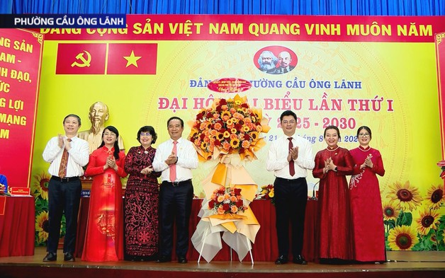 Đại hội đại biểu Đảng bộ phường Cầu Ông Lãnh lần thứ I, nhiệm kỳ 2025 - 2030