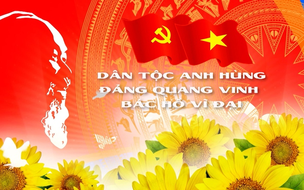 Chủ tịch Hồ Chí Minh vĩ đại sống mãi trong sự nghiệp của chúng ta!