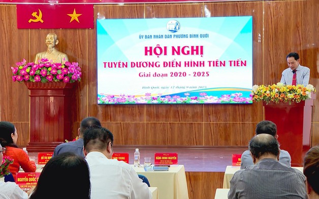 Phường Bình Quới tuyên dương điển hình tiên tiến giai đoạn 2020 - 2025