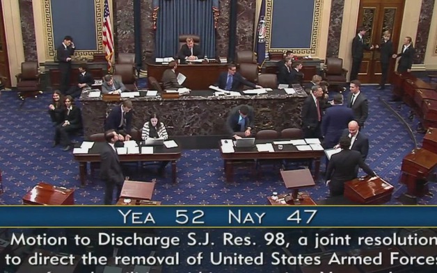 Thượng viện Mỹ bác nghị quyết ngăn ông Trump mở rộng hành động quân sự