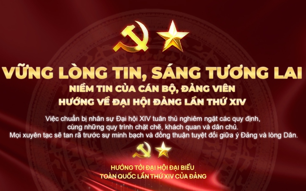 Vững lòng tin, sáng tương lai:
Niềm tin của cán bộ, Đảng viên
hướng về Đại hội Đảng lần thứ XIV