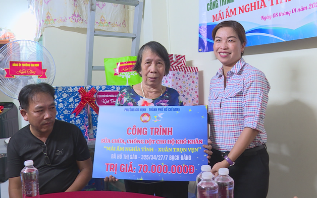 Hỗ trợ nhà ở cho hộ dân khó khăn tại phường Gia Định