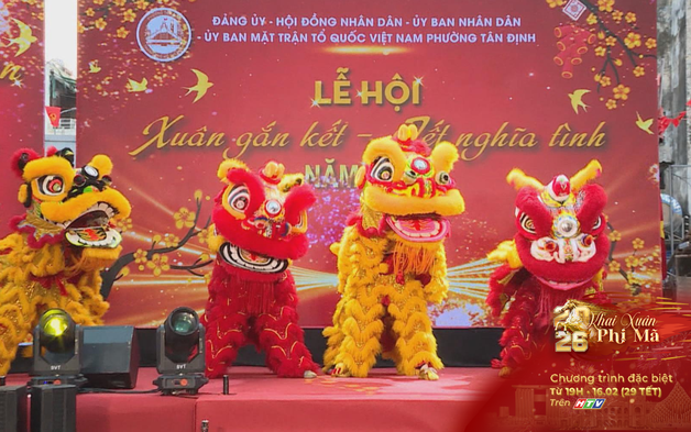 Rộn ràng lễ hội "Xuân gắn kết - Tết nghĩa tình" phường Tân Định