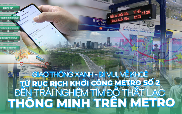 Giao Thông Xanh - Đi vui, về khoẻ: Từ rục rịch khởi công Metro số 2 đến trải nghiệm tìm đồ thất lạc thông minh trên Metro số 1