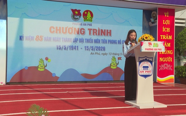 Thiếu nhi phường An Phú sôi nổi hoạt động hướng về truyền thống Đội