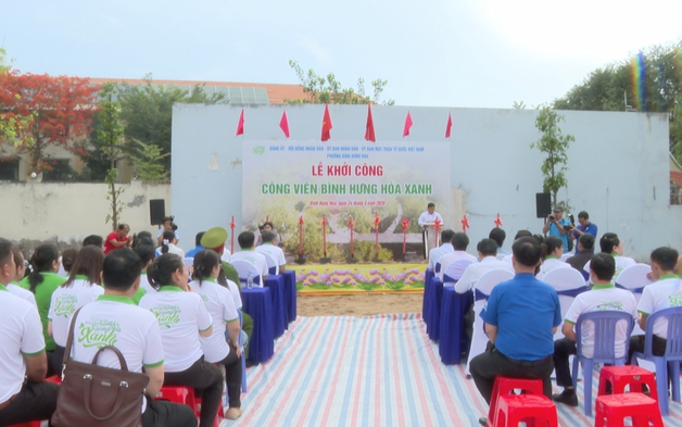 Khởi công xây dựng Công viên Bình Hưng Hòa Xanh phục vụ cộng đồng dân cư