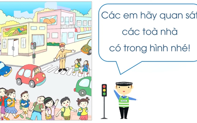 Toán lớp 1 - Bài 54: Thực hành và trải nghiệm "Em đi theo luật giao thông"