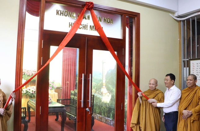 Khánh thành Không gian văn hóa Hồ Chí Minh tại Pháp viện Minh Đăng Quang