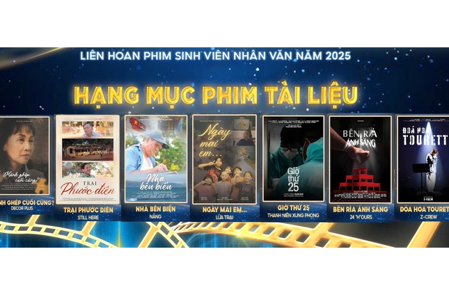 Top 19 phim vào chung kết Liên hoan phim sinh viên Nhân văn 2025