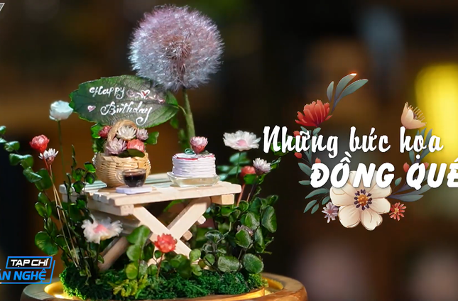 Tạp chí văn nghệ: Nghệ nhân Thùy Duyên và bức họa đồng quê