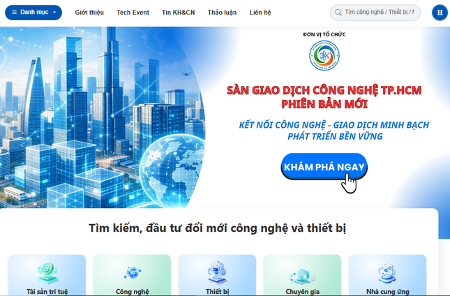 Sàn Giao dịch Công nghệ TP. Hồ Chí Minh: Đầu tàu kết nối, dẫn dắt thị trường khoa học – công nghệ liên vùng