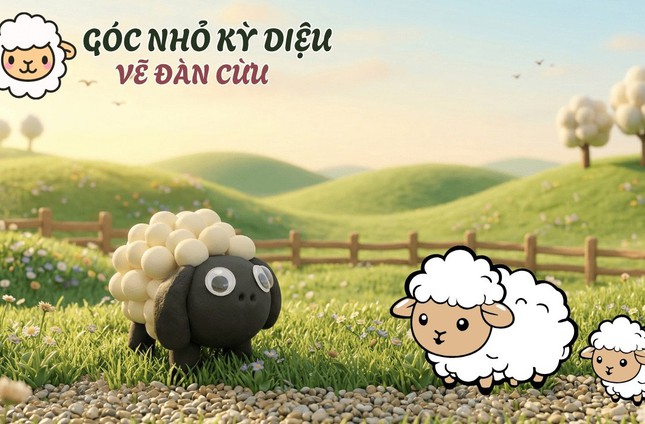 Góc nhỏ kỳ diệu: Vẽ đàn cừu 3D