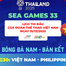 Việt Nam thắng Philippines 2-0 tại bán kết bóng đá nam SEA Games 33