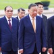 Bí thư Trần Lưu Quang cùng đoàn đại biểu TP. Hồ Chí Minh dâng hoa tưởng niệm Chủ tịch Hồ Chí Minh