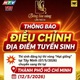 Bông Lúa Vàng 2026 điều chỉnh địa điểm tuyển sinh tại Tây Ninh