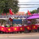 "Đường cờ Tổ quốc": Sắc đỏ trên những tuyến đường xã Hóc Môn