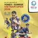 Yonex Sunrise Vietnam Open 2026 nâng tầm quốc tế